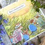 Brambly Hedge Sunset In The Meadow 'Have A Beautiful Day' Greeting Card