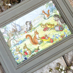 Here We Go Gardening  by Molly Brett, 6x4" Framed Postcard