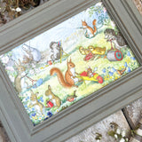 Here We Go Gardening  by Molly Brett, 6x4" Framed Postcard
