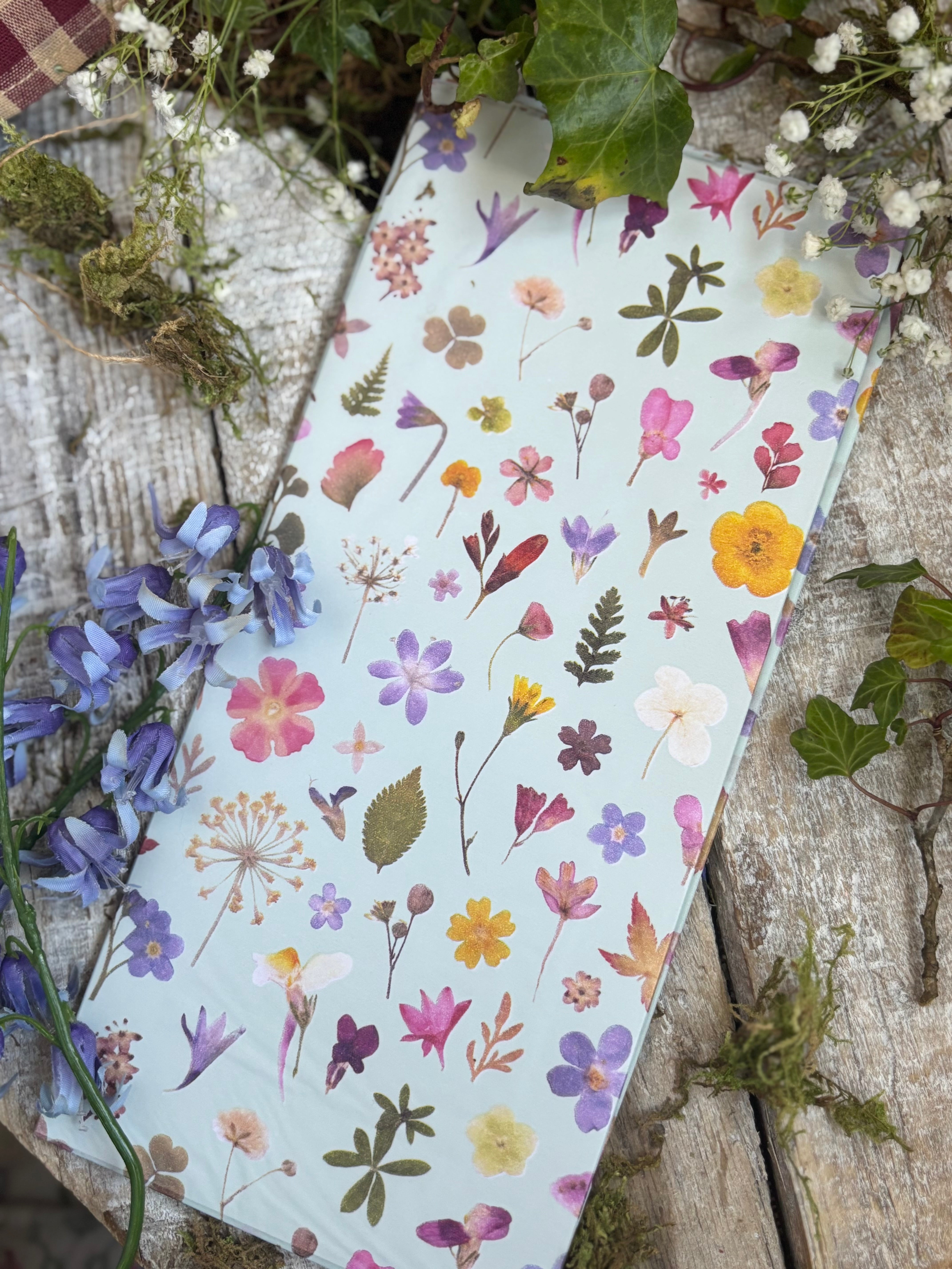 Meadow Flowers, Mint, Beautiful Spring Tissue Paper
