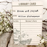 Literary Classic Earrings - Romeo & Juliet, William Shakespeare
