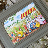 The Ice Cream Man, Racey Helps, 6x4" Framed Postcard