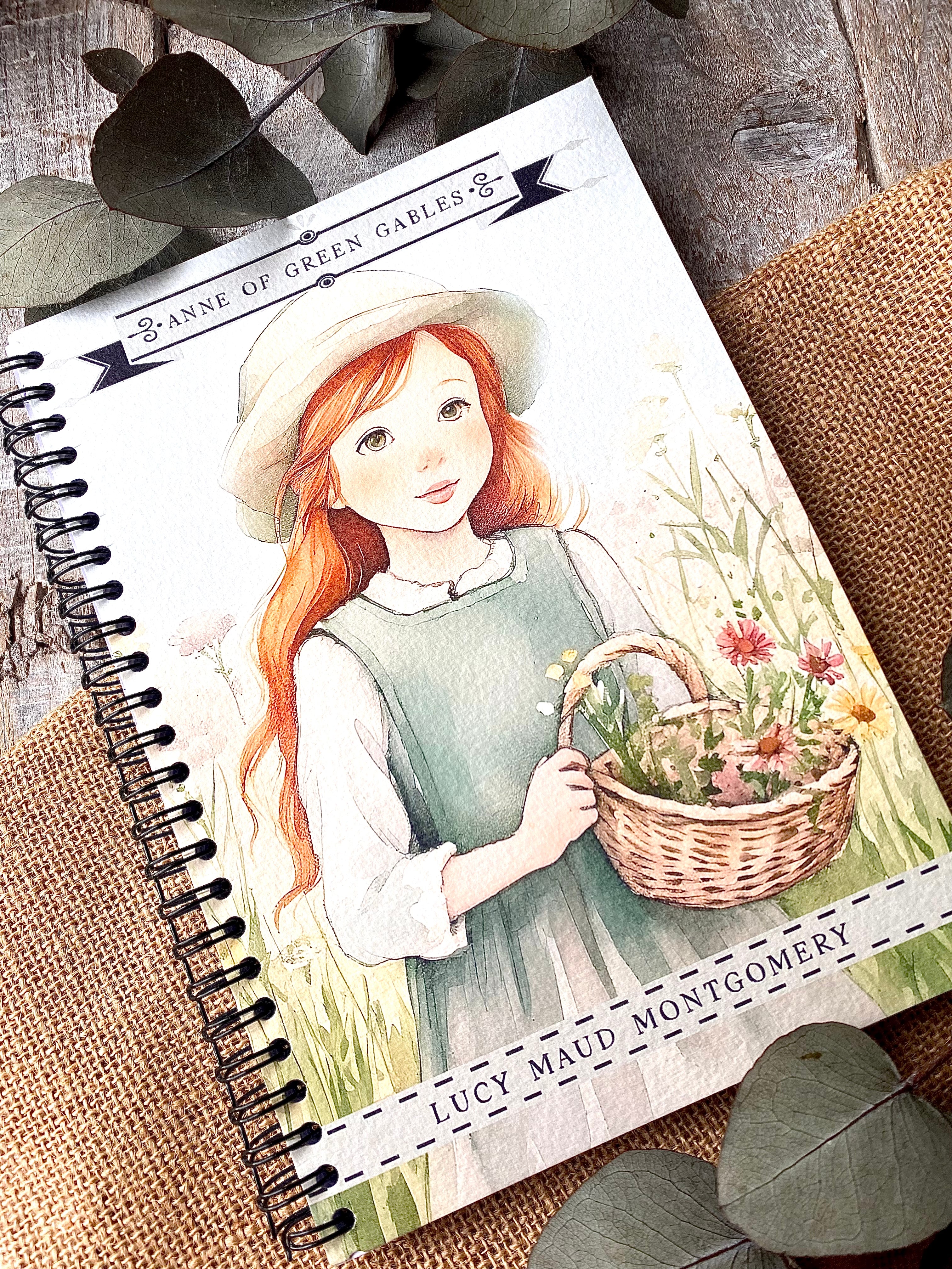 A5 Spiral Bound Notebook - Literary Classics - Anne Of Green Gables