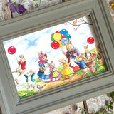 The Balloon Seller Racey Helps, 6x4" Framed Postcard