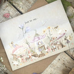 A Happy Day In Fairyland - A6 Card - Just To Say