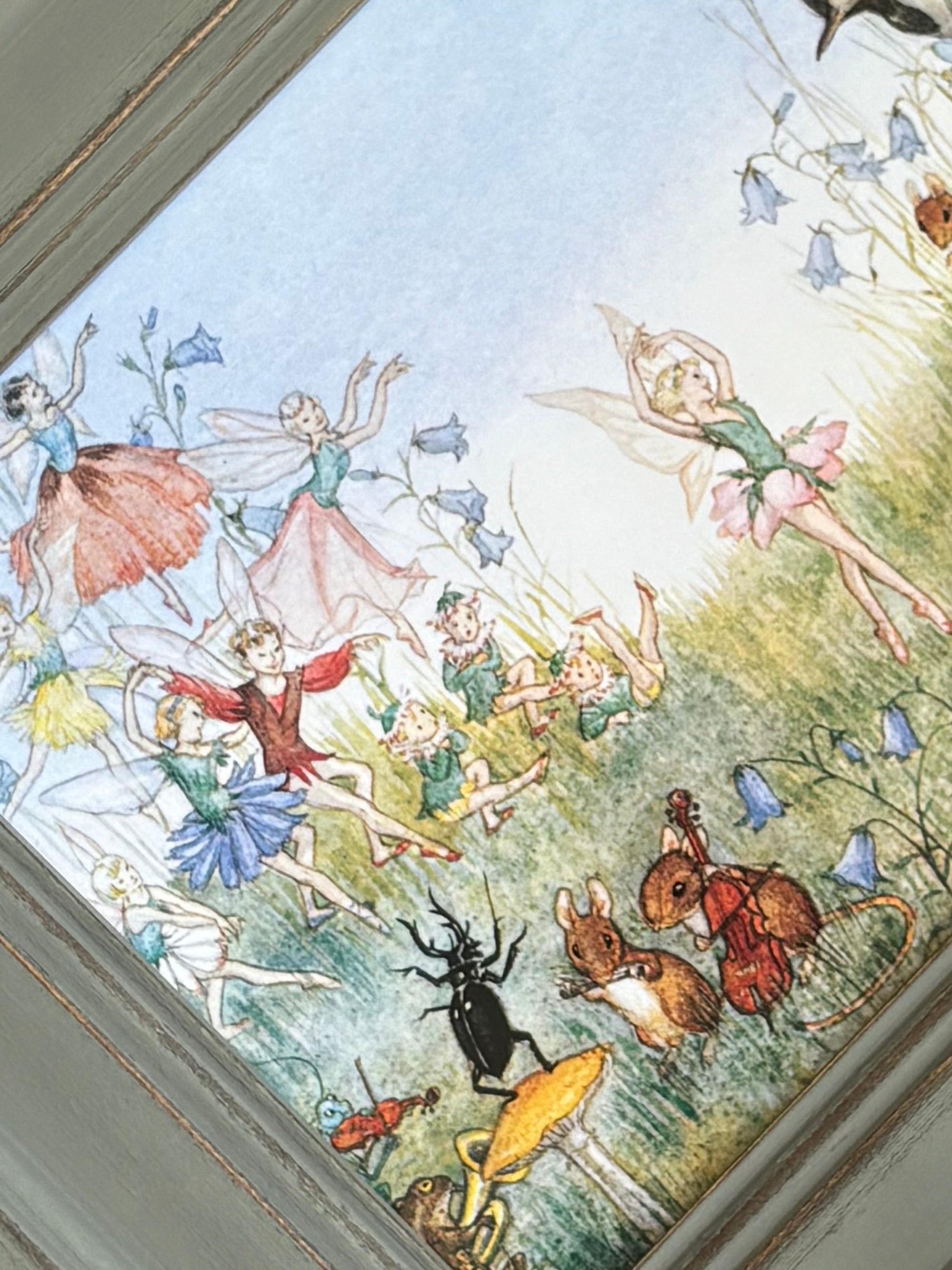Flower Ballet by Molly Brett, 6x4" Framed Postcard