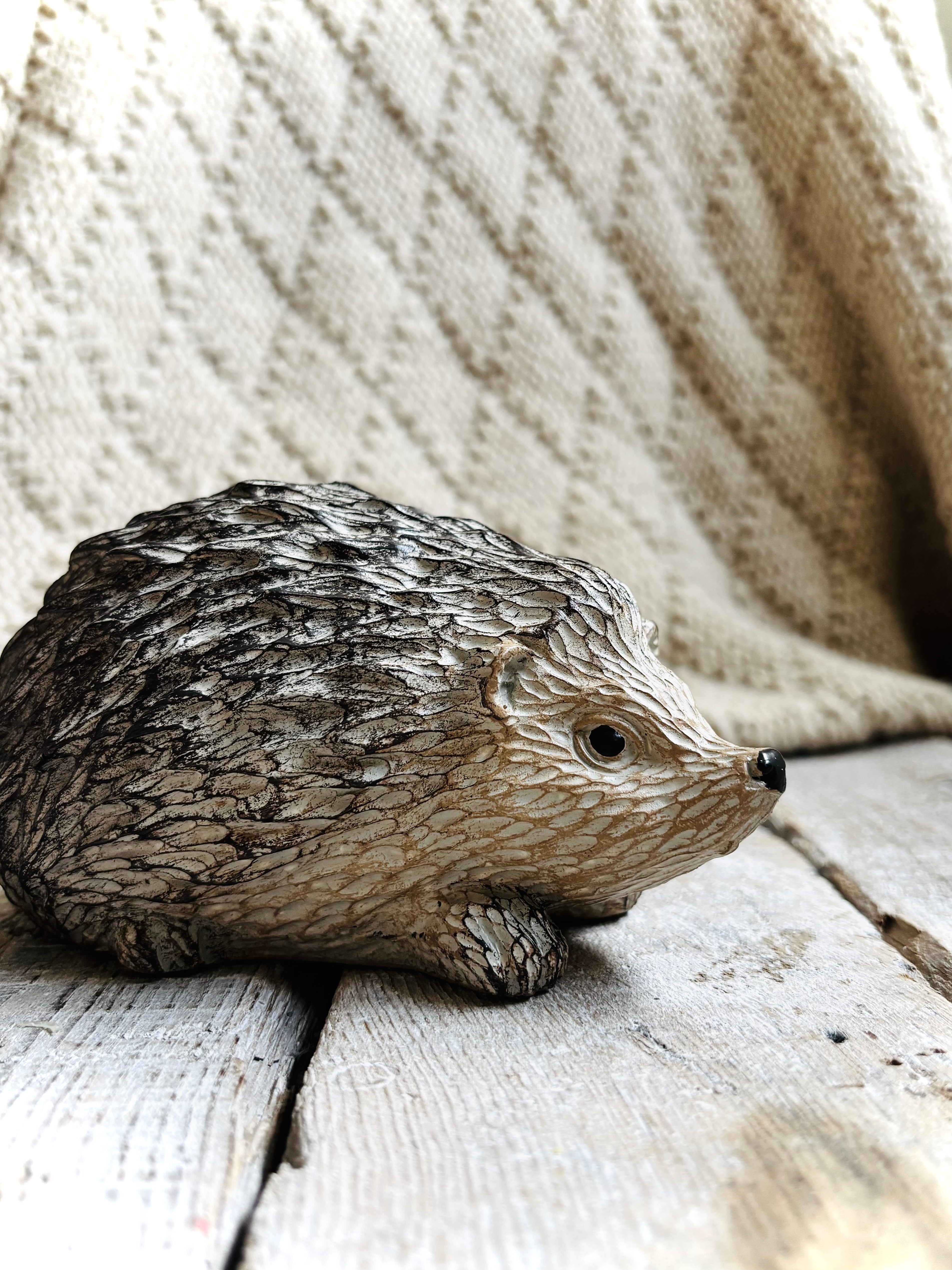 Rustic Hedgehog Ornament