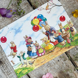 The Balloon Seller - Racey Helps Postcard
