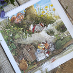Brambly Hedge - Cooling Off By The Stream  - Greeting Card