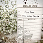Literary Classic Earrings - Jane Eyre, Charlotte Bronte