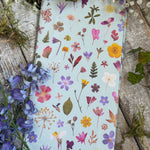 Meadow Flowers, Mint, Beautiful Spring Tissue Paper