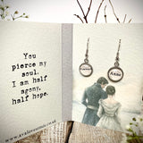 Literary Classic Earrings - Persuasion, Jane Austen