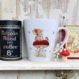 12oz Ceramic Coffee Cup - Little Mouse On Toadstool