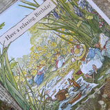 Brambly Hedge 'Snoozing Under The Bluebells' Have |A Relaxing Birthday Greeting Card