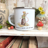 12oz Enamel Mug - Sewing Is A Gentle Sort Of Magic