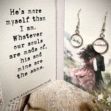 Literary Classic Earrings - Wuthering Heights, Emily Bronte