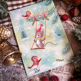 Christmas Postcard - Christmas Swing - Mary Adair R009