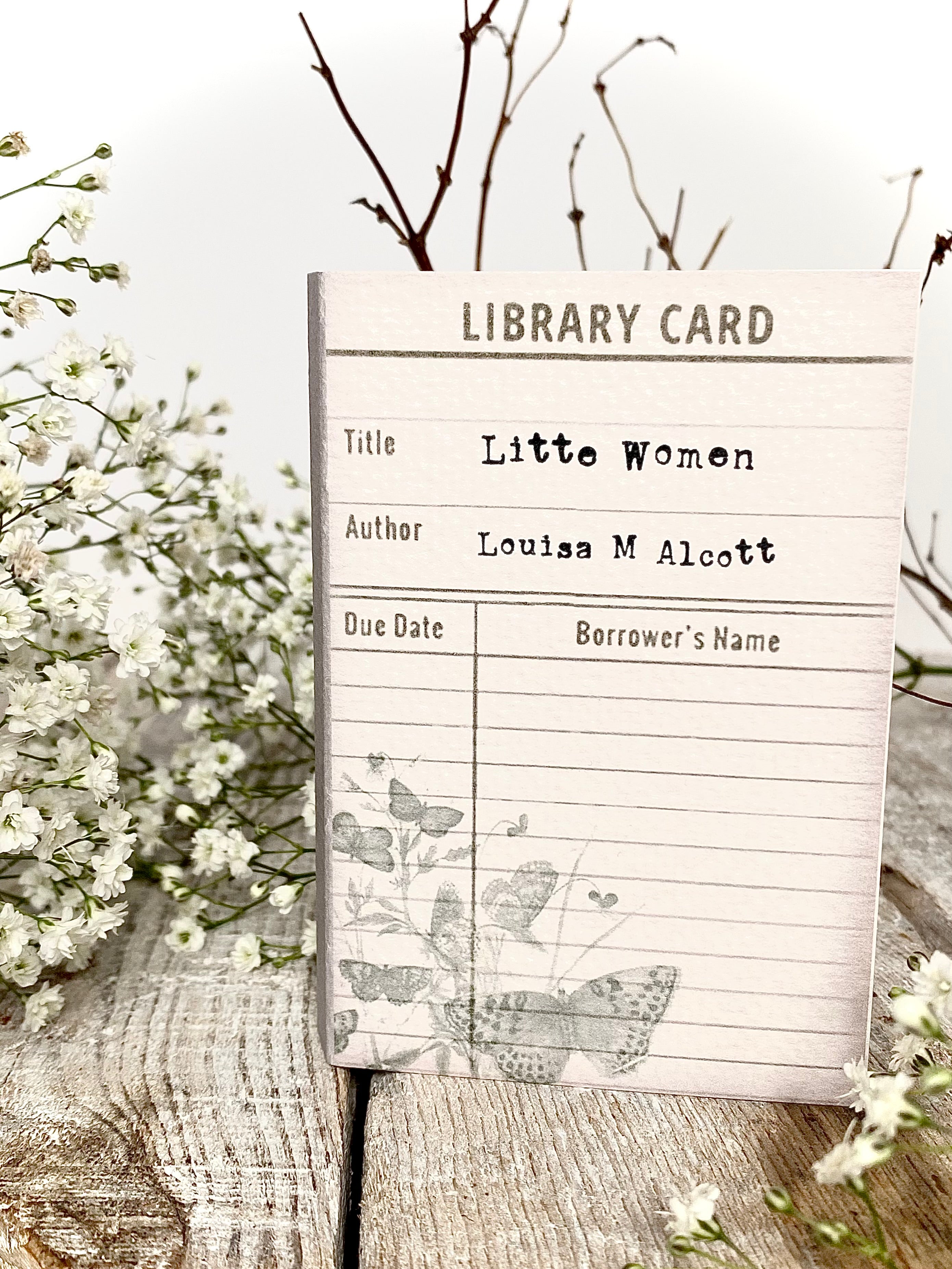 Literary Classic Earrings - Little Women, Louisa M Alcott