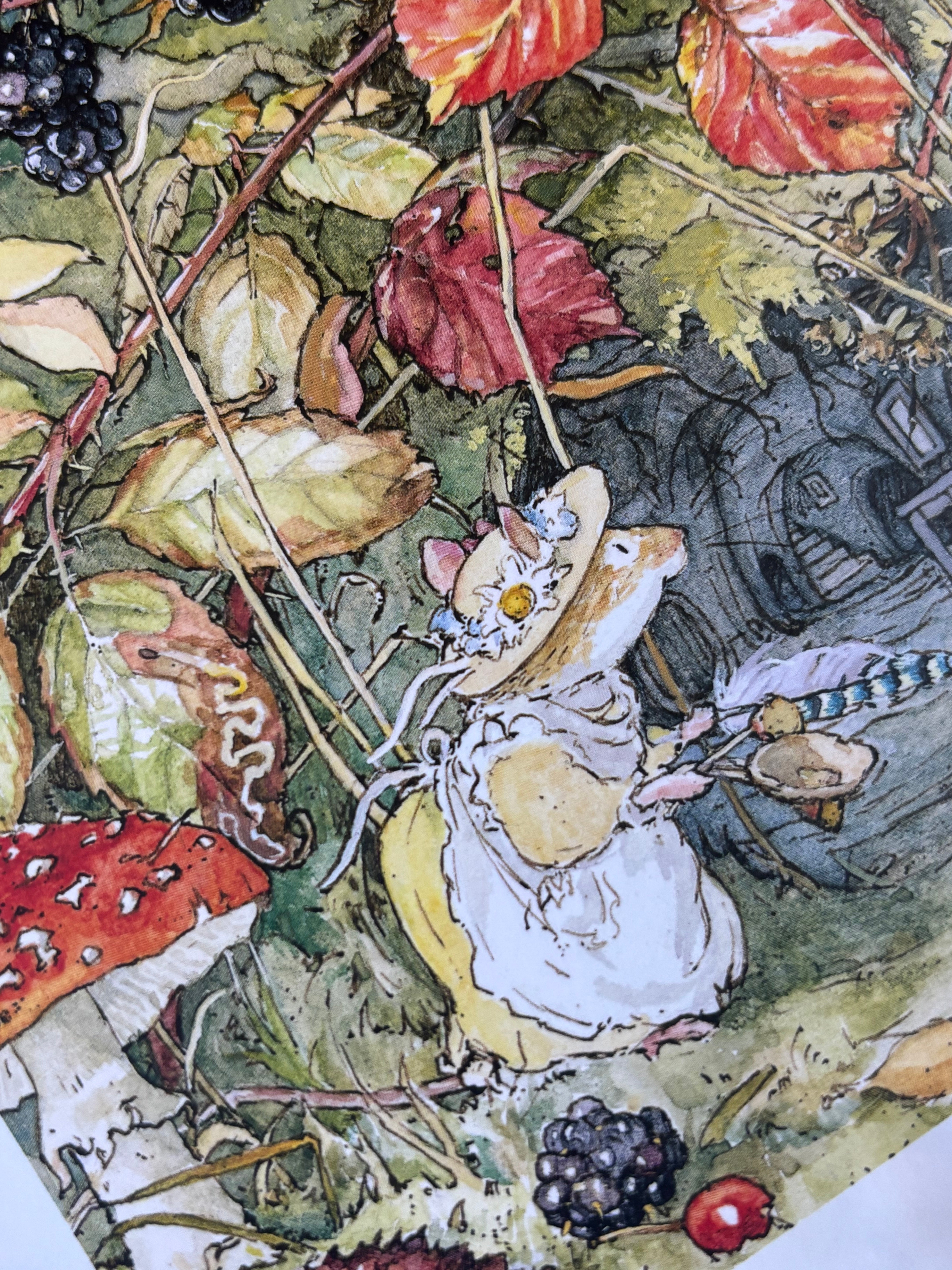 Brambly Hedge - I Wonder If Anyone Lives Down There - Greeting Card