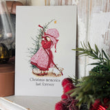 Holly Hobbie Postcard - Christmas Memories Last Forever