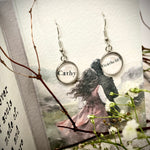 Literary Classic Earrings - Wuthering Heights, Emily Bronte
