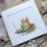 May Your Day Be Filled With Lovely Things Greetings Card (Wind In The Willows Squirrel)
