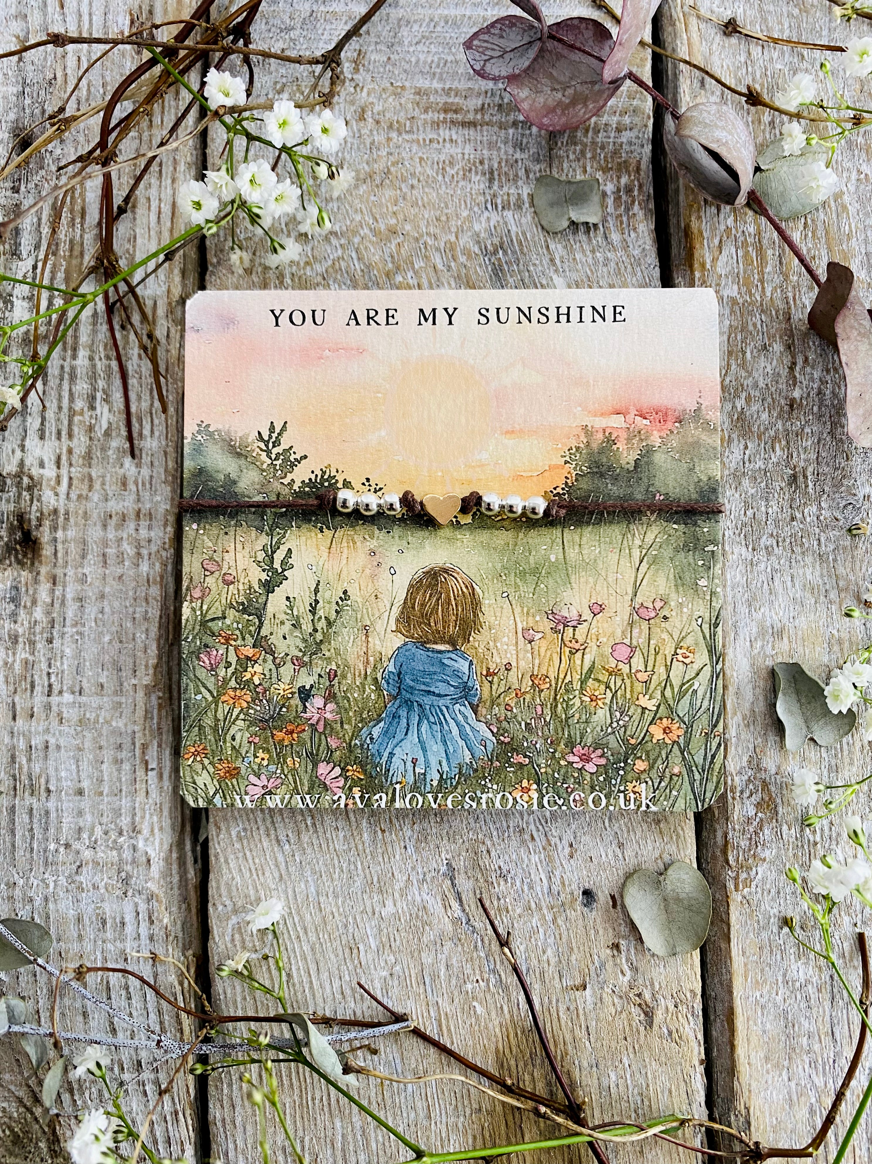 Just A Little Reminder Bracelet - You Are My Sunshine