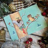 Christmas Postcard - Christmas Stocking - Mary Adair Q724