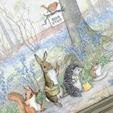Catching The Bus by Molly Brett, 6x4" Framed Postcard