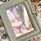 Looking Glass by Margaret Tarrant, 6x4" Framed Postcard