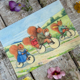 Postcard -The Bike Ride - Margaret Tempest