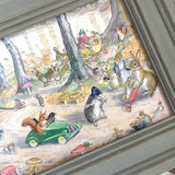 Woodland Traffic by Molly Brett, 6x4" Framed Postcard