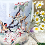11oz Ceramic Mug -Fairies On Apple Blossom - Molly Brett