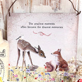 Aluminium Sign - The Smallest Moments Often Become The Dearest Memories