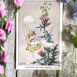 Rene Cloke Fairyland Postcard Series -Thistledown For Fairy Pillows