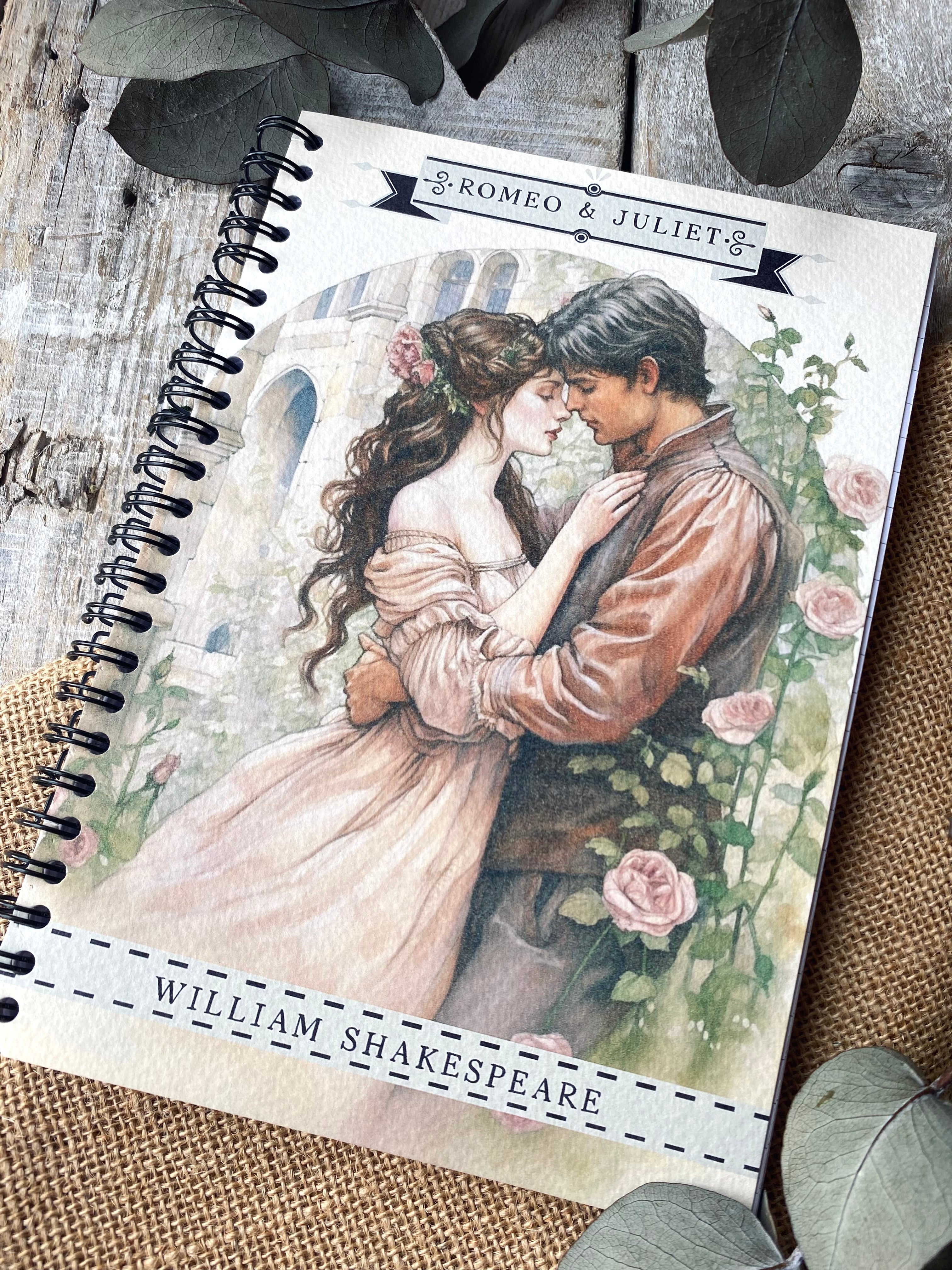 A5 Spiral Bound Notebook - Literary Classics - Romeo & Juliet