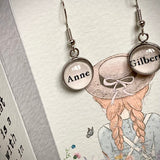 Literary Classic Earrings - Anne Of Green Gables, Lucy M Montgomery