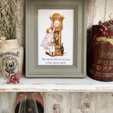 Framed Holly Hobbie Postcard - Time Spent With Loved Ones