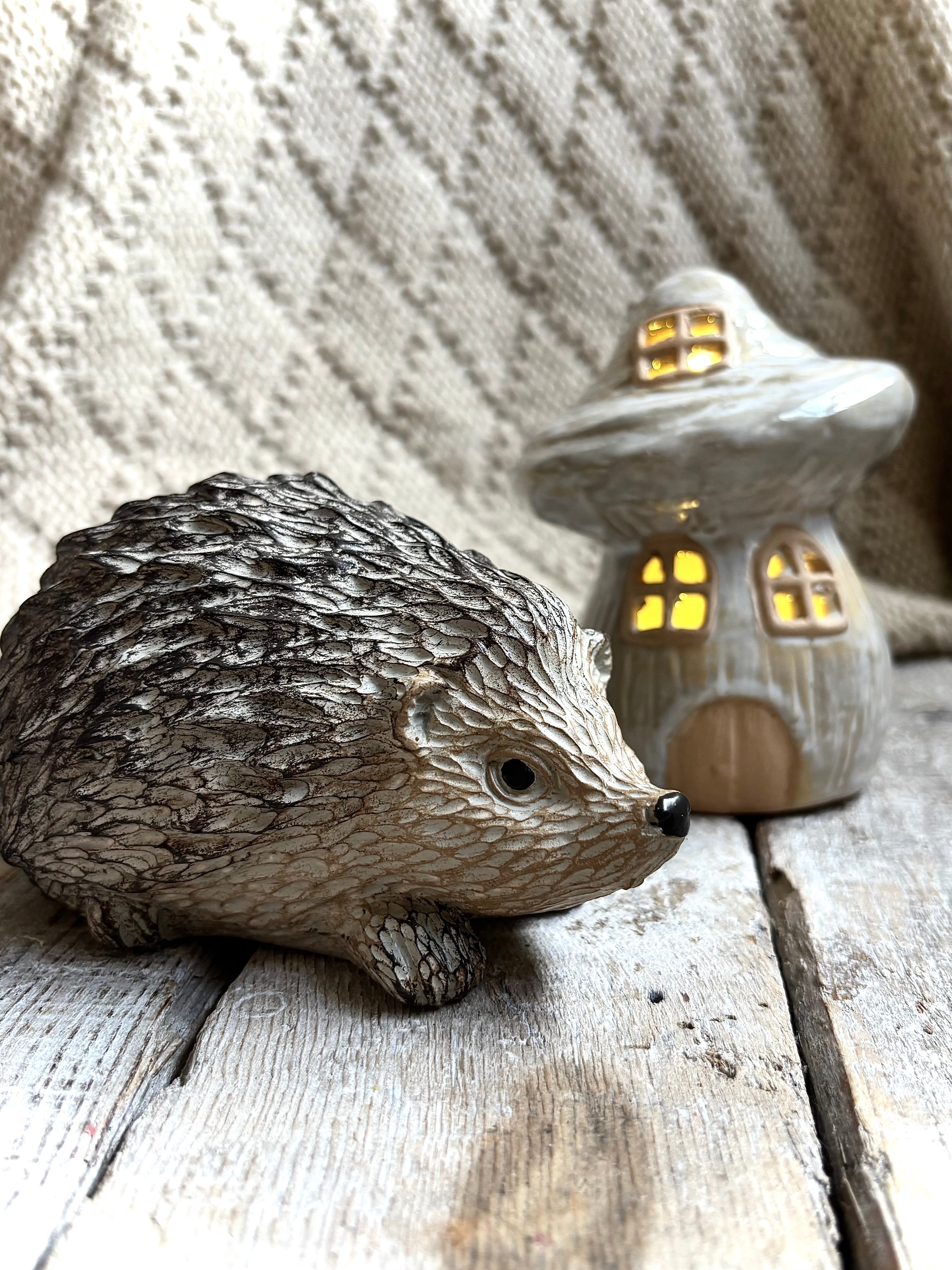 Rustic Hedgehog Ornament
