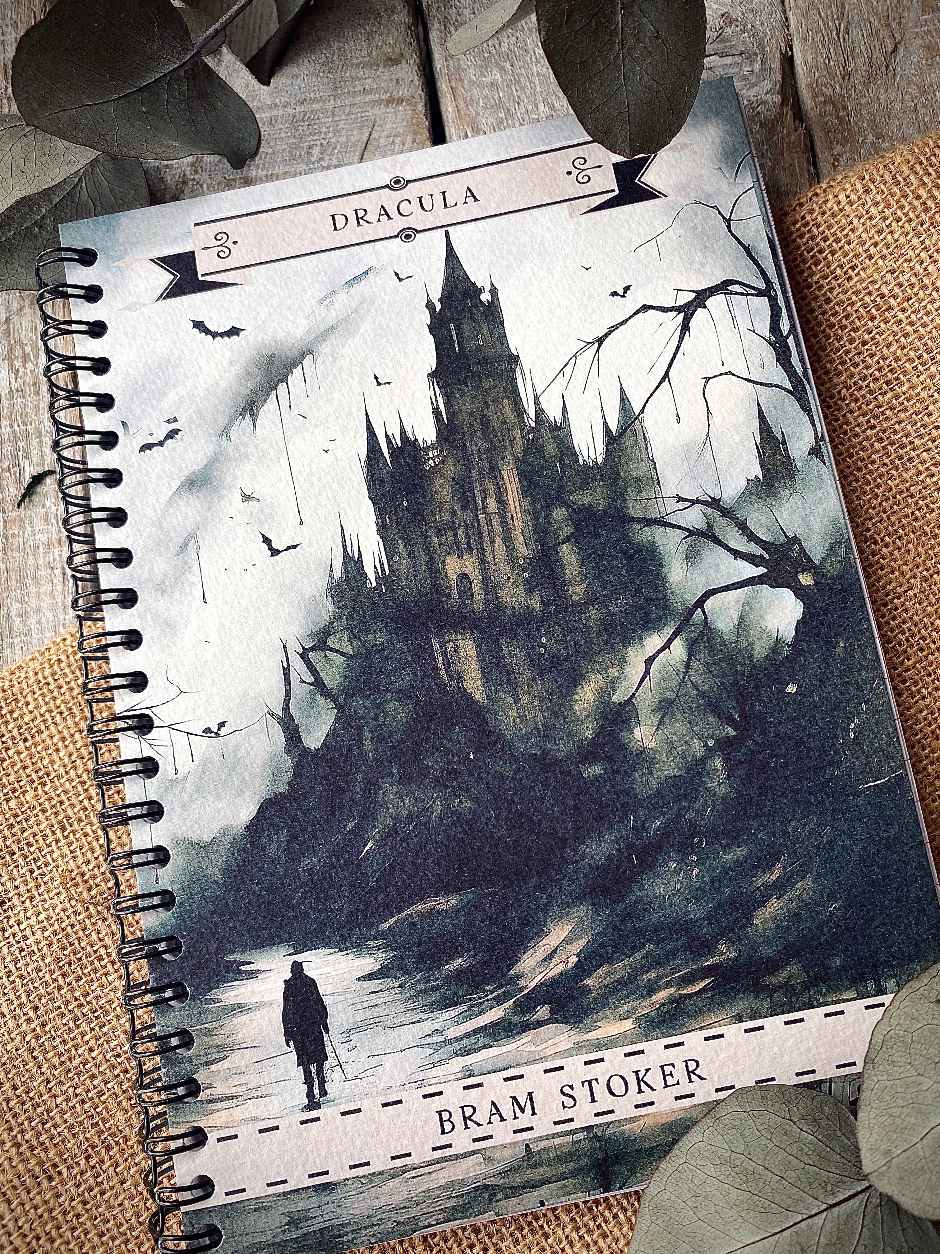 A5 Spiral Bound Notebook - Literary Classics - Dracula