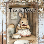 A4 Aluminium Sign - Tea And Toast Served Daily