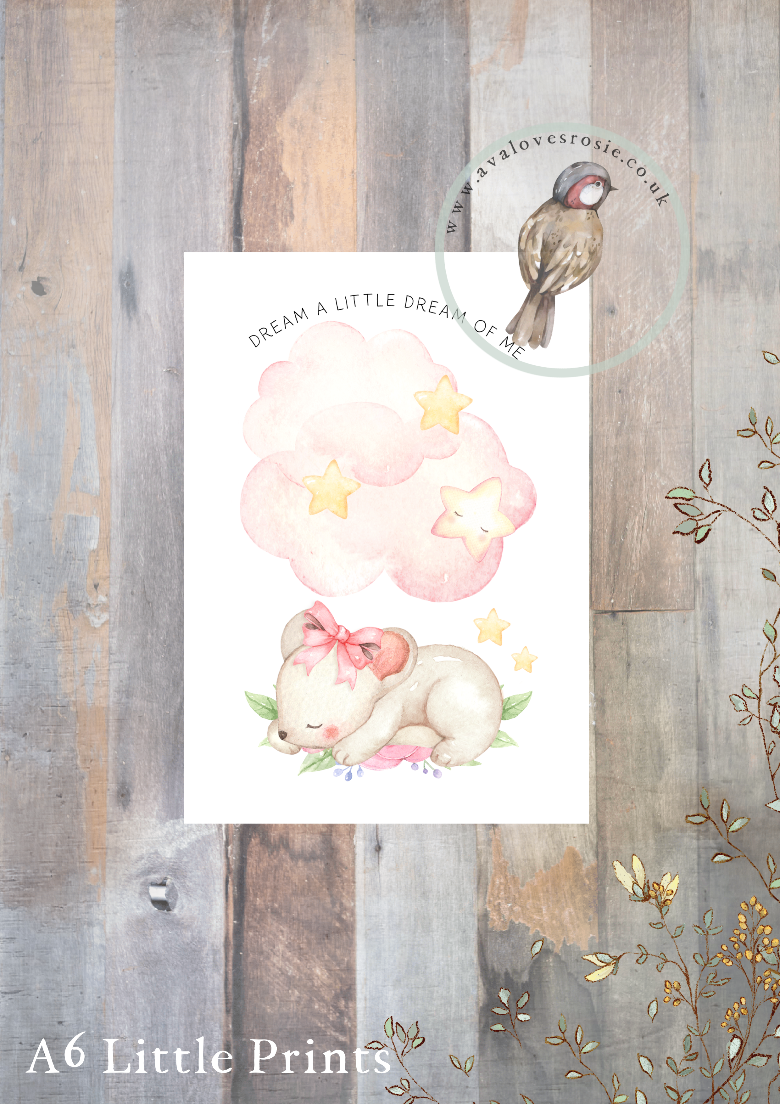 Little Print - A6 Size - Dream A Little Dream Of Me