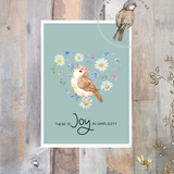 Little Print - A6 Size - There is Joy in Simplicity