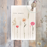 Little Print - A6 Size - Live Simply