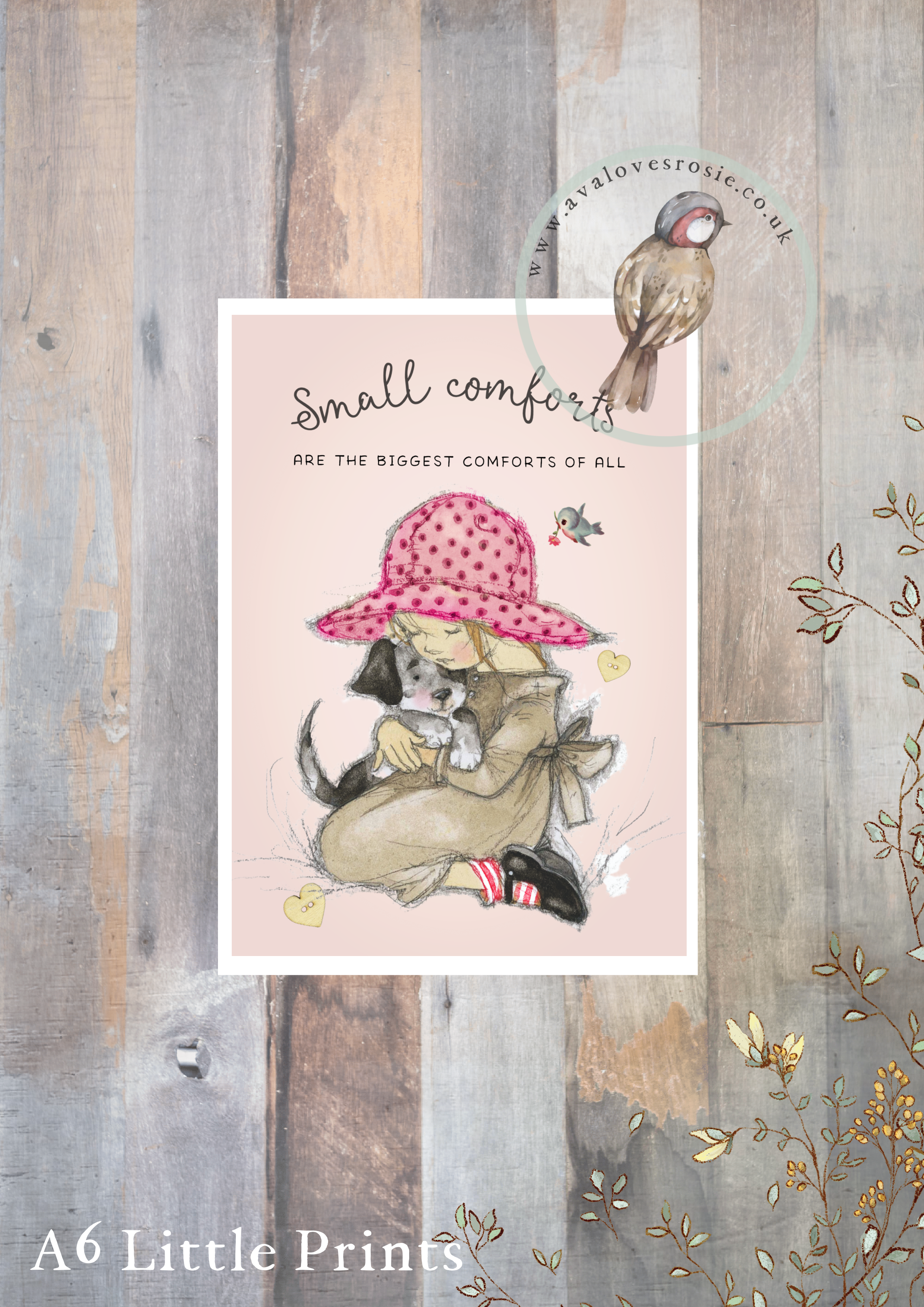 Little Print - A6 Size - Small Comforts