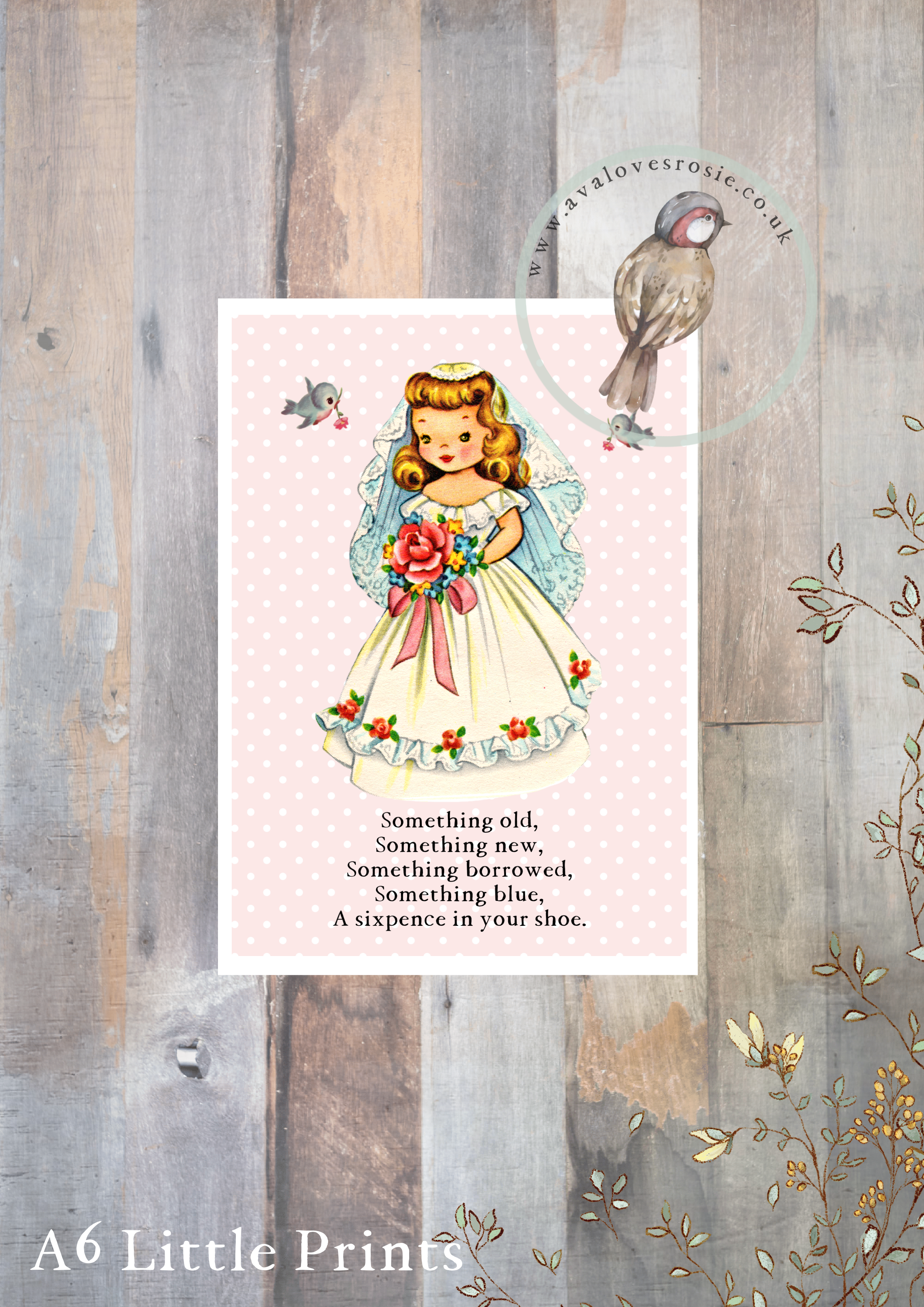 Little Print - A6 Size - Something Old, Something New