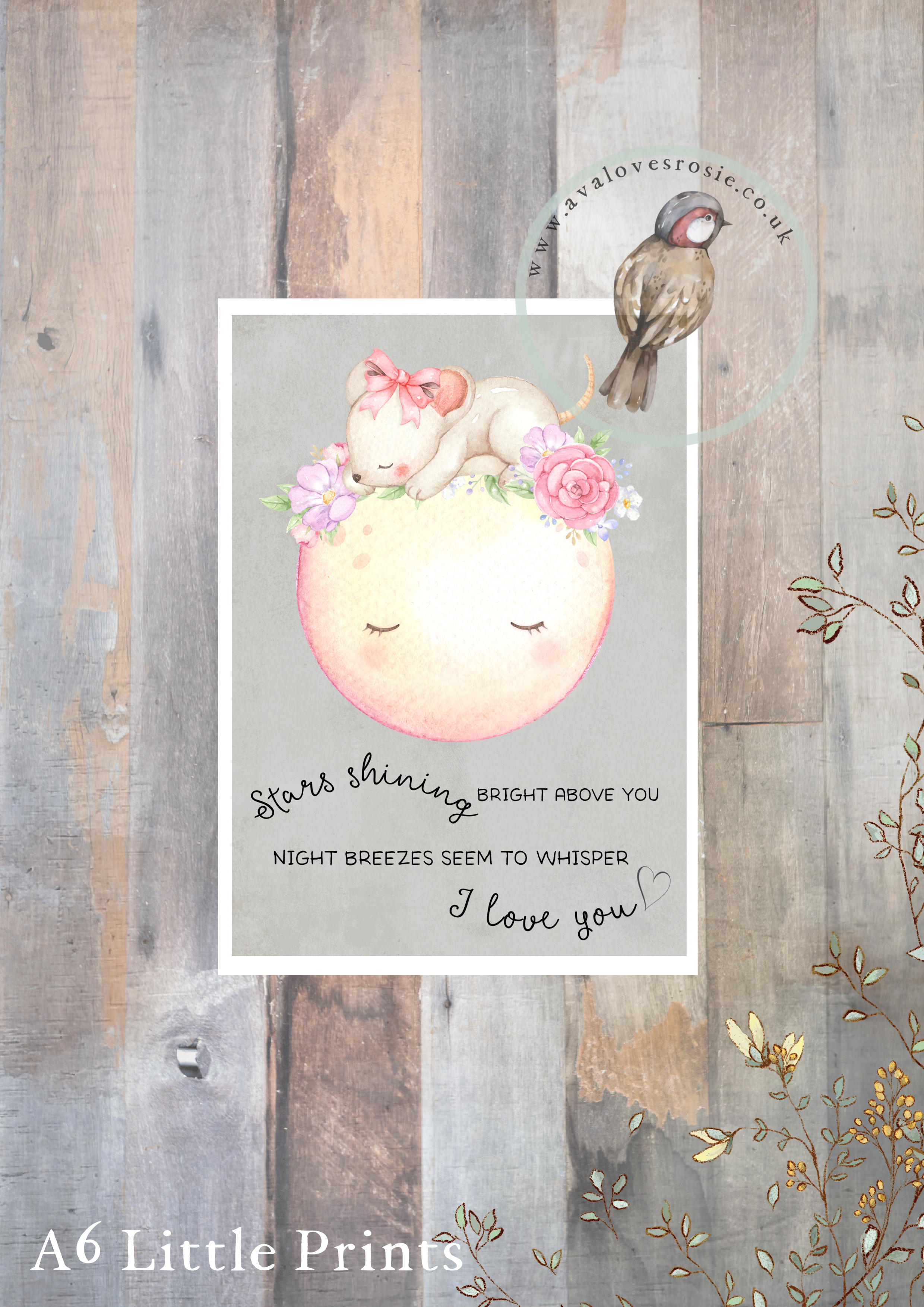 Little Print - A6 Size - Stars Shining Bright Above You