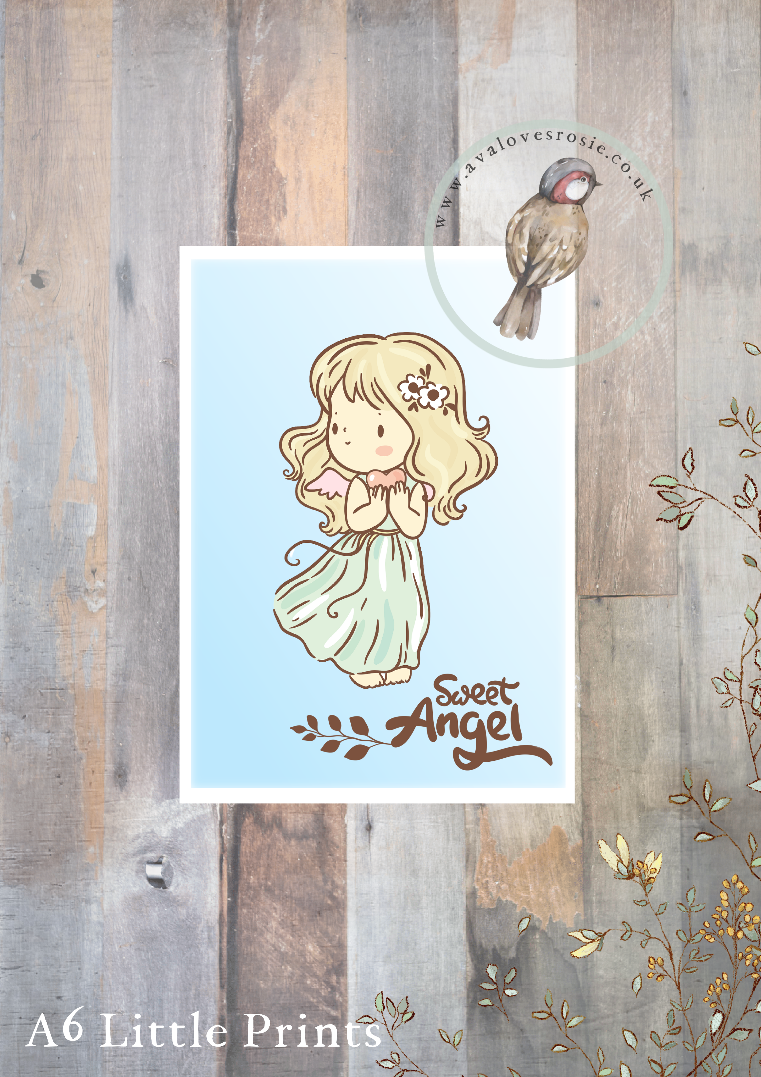 Little Print - A6 Size - Sweet Angel