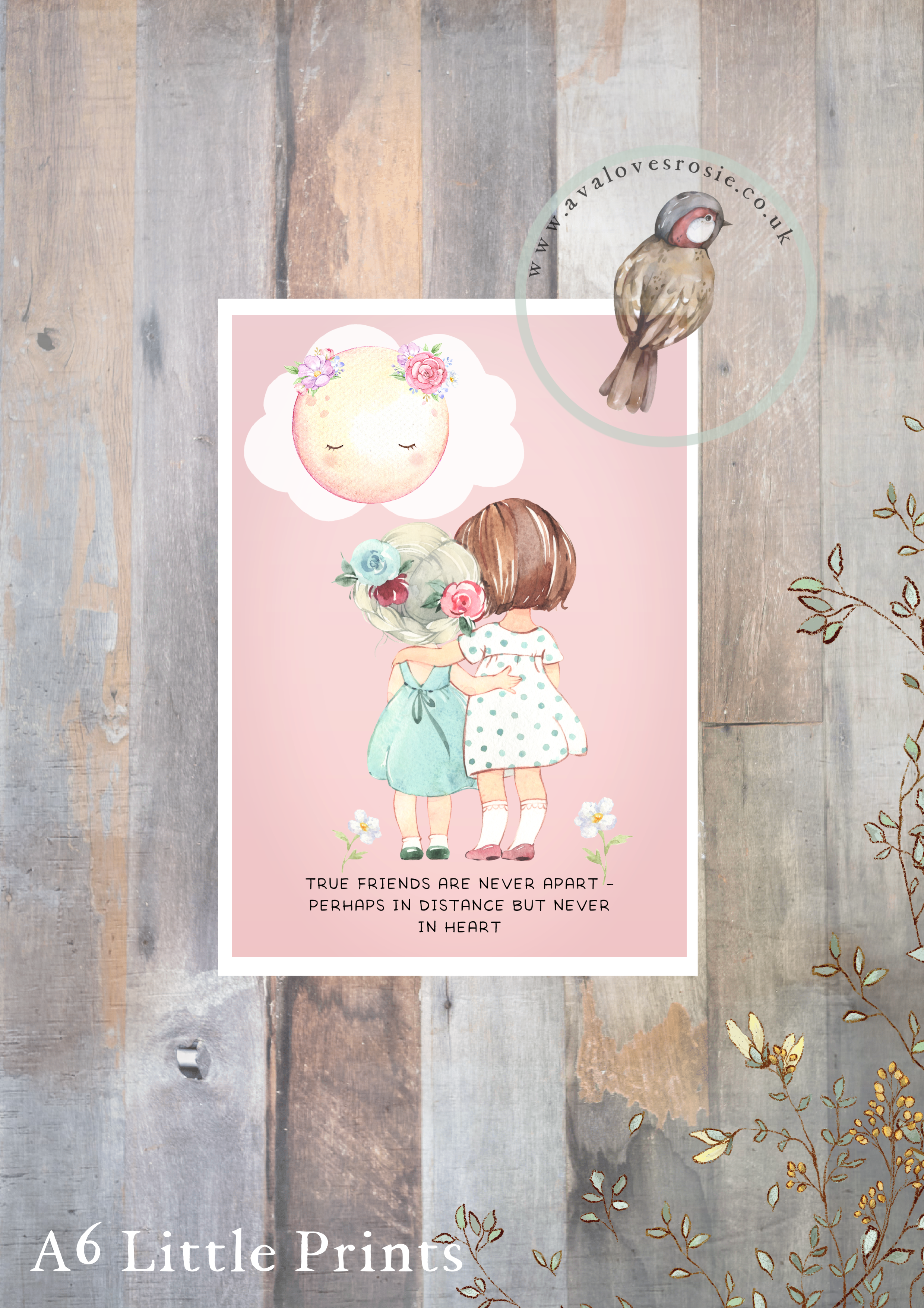 Little Print - A6 Size - True Friends