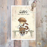 Little Print - A6 Size - You Make Me Happy